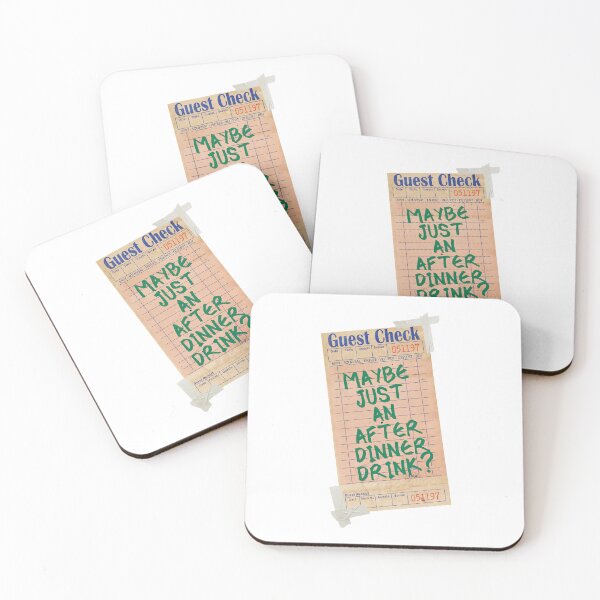 Item preview, Trendy Retro After Dinner Drink Guest Check Receipt Quote Wall Art Modern Kitchen designed and sold by AlexReidd.