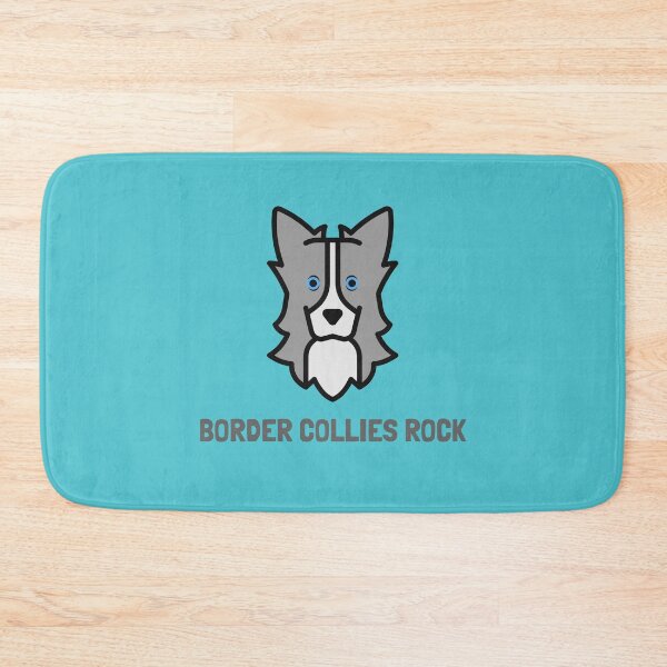 Aperçu de l'œuvre Border Collie Rock (Bleu Merle) créée et vendue par kookycomet.