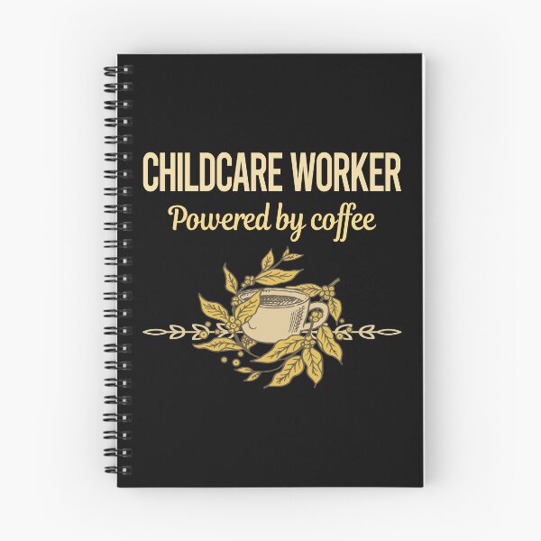 Item preview, Powered By Coffee Childcare Worker designed and sold by trinayolkcelia.