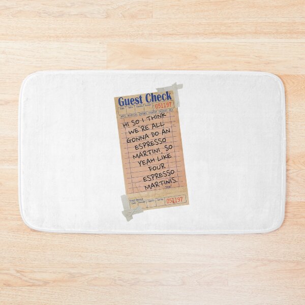Item preview, Trendy Retro Espresso Martini Guest Check Receipt Quote Wall Art designed and sold by AlexReidd.