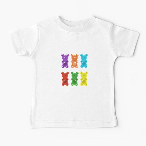 Cute Gummy Bear T-shirt for Sweets Lover Short Sleeve Toddler 