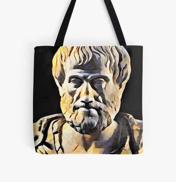 Education Aristotle Socrates Gift Ideas Greece School Funny Canvas Grocery Bags Einkaufstaschen mit Griffen Robuste Einkaufstaschen aus Baumwolle 