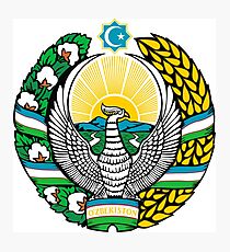 Emblem of Uzbekistan Photographic Print