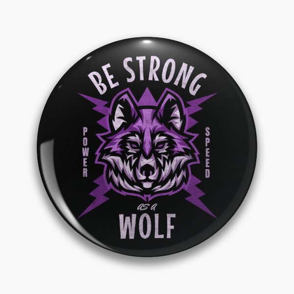 Item preview, Be strong as a wolf designed and sold by Pearl67.