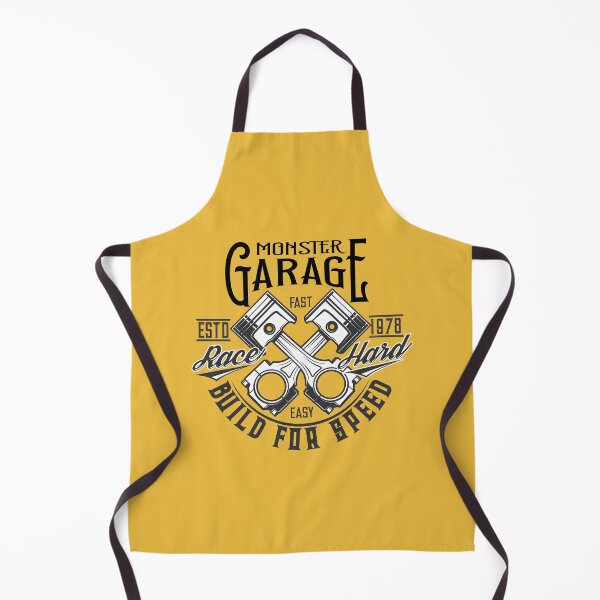 Item preview, Monster Garage Build For Speed - A theme with text and pistons for car fans designed and sold by velisani.