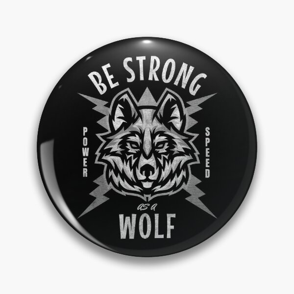 Item preview, Be strong as a wolf designed and sold by Pearl67.