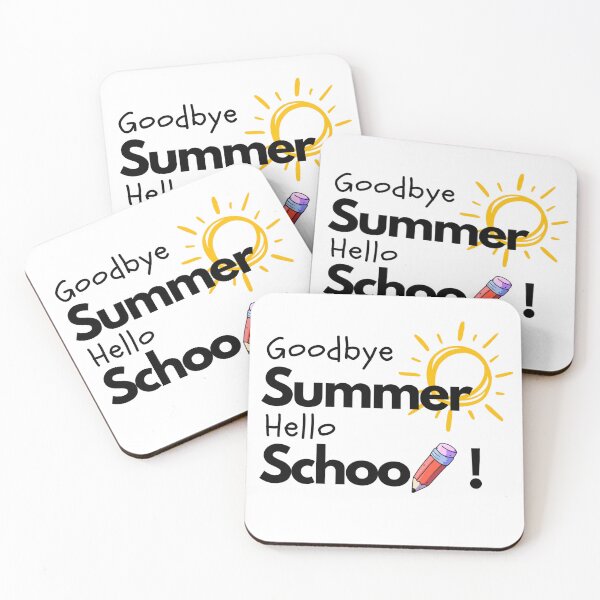 Item preview, Goodbye Summer Hello School, Back To School, Funny Quote designed and sold by Franye1.
