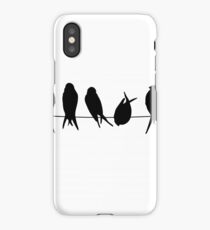 Birds on a Wire iPhone Case