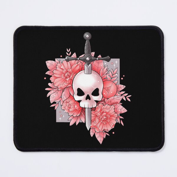 Item preview, Skull with Sword - Floral Design designed and sold by SumiyaArt.