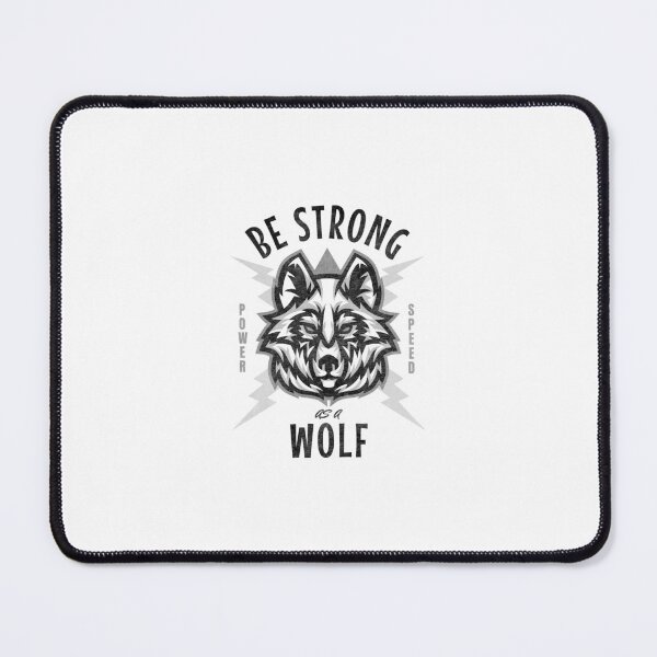 Item preview, Be strong as a wolf designed and sold by Pearl67.