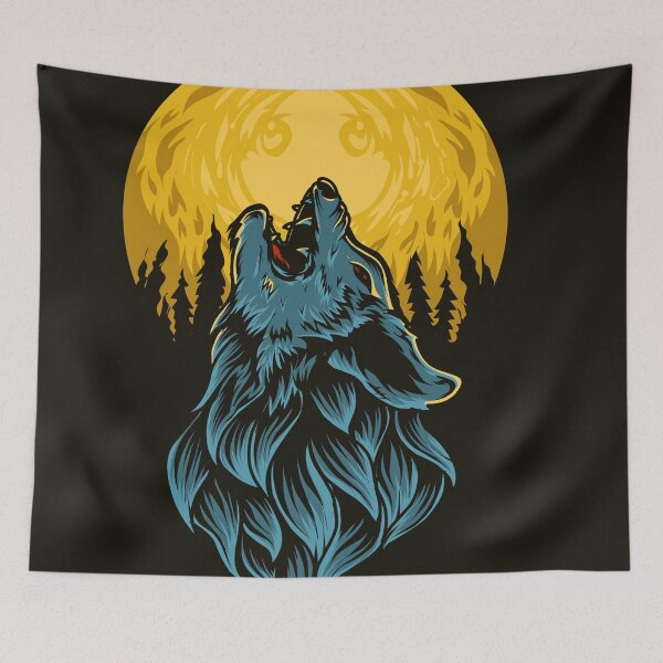 Item preview, Were wolf roaring on the moon designed and sold by I'm  Redz.
