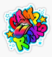 Camp Rocks White Sticker