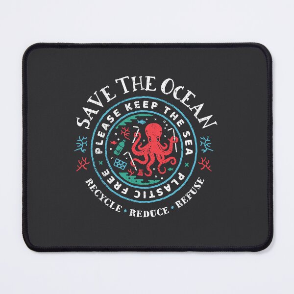 Item preview, Save The Ocean - Please Keep the Sea Plastic Free - Octopus Scene designed and sold by Bangtees.