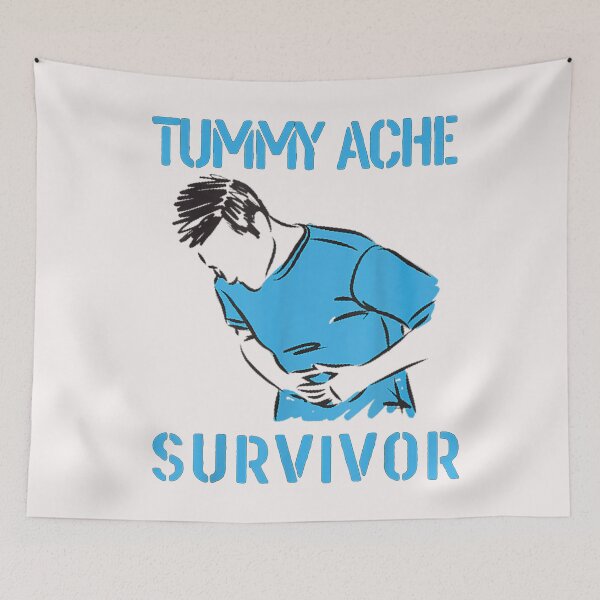 Item preview, Tummy ache survivor shirt Stomachache IBS Funny Men Women T-Shirt designed and sold by Bobby-Bancel.