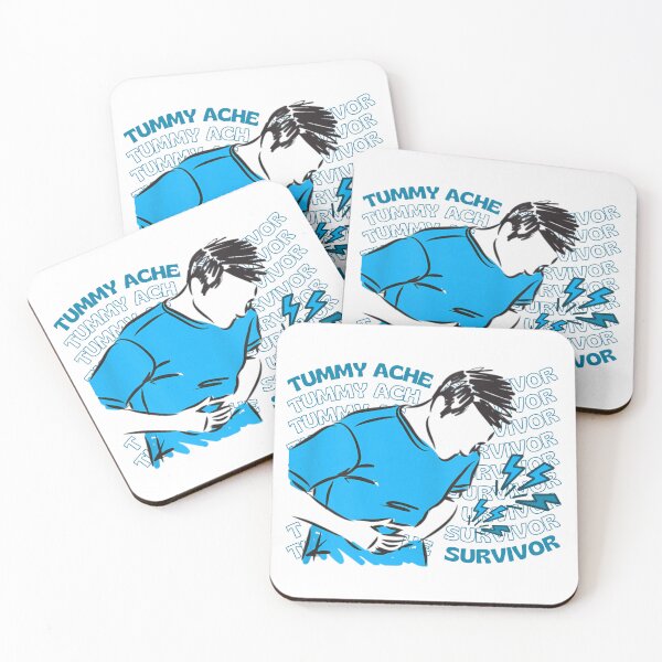 Item preview, Tummy Ache Survivor. Illness meme - Perfect for ANYBODY ibs irritable bowel syndrome, ulcerative colitis, ibd, chrons disease  or even stomach cancer sufferers who has a positive good sense of humor.  designed and sold by Saffire6.