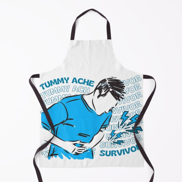 Item preview, Tummy Ache Survivor. Illness meme - Perfect for ANYBODY ibs irritable bowel syndrome, ulcerative colitis, ibd, chrons disease  or even stomach cancer sufferers who has a positive good sense of humor.  designed and sold by Saffire6.