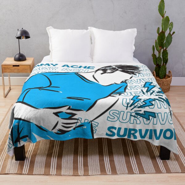 Item preview, Tummy Ache Survivor. Illness meme - Perfect for ANYBODY ibs irritable bowel syndrome, ulcerative colitis, ibd, chrons disease  or even stomach cancer sufferers who has a positive good sense of humor.  designed and sold by Saffire6.