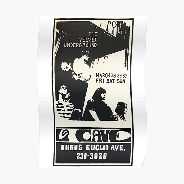 The Velvet Underground La Cave Poster