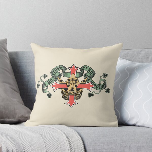 Item preview, No Cross, No Crown. Vintage Catholic art.  designed and sold by oremus-store.