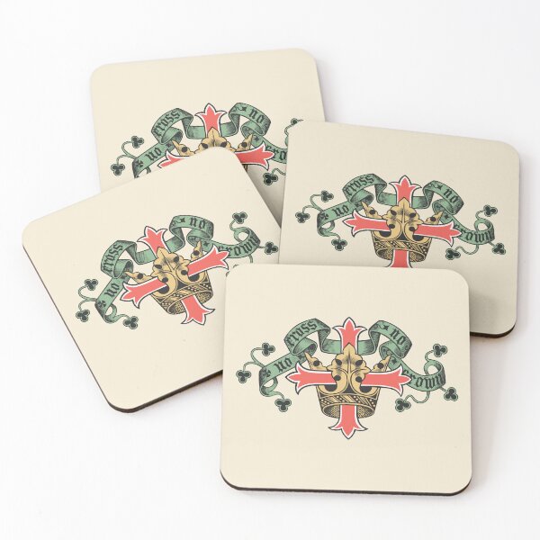 Item preview, No Cross, No Crown. Vintage Catholic art.  designed and sold by oremus-store.