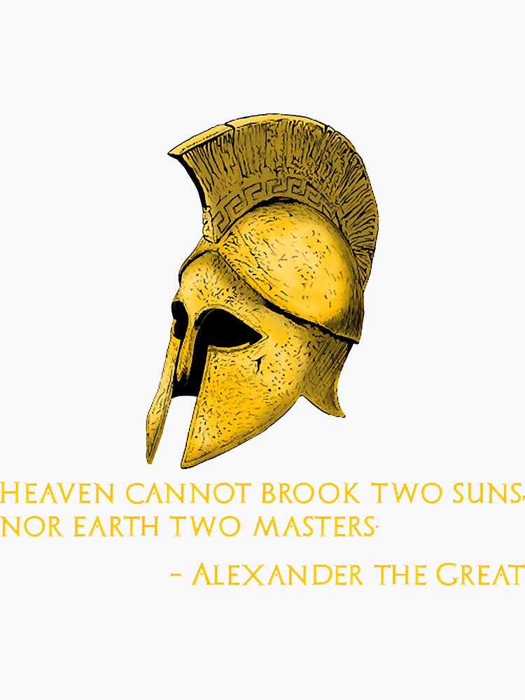 "Alexander The Great Quote Classical Antiquity Hellenic Greek