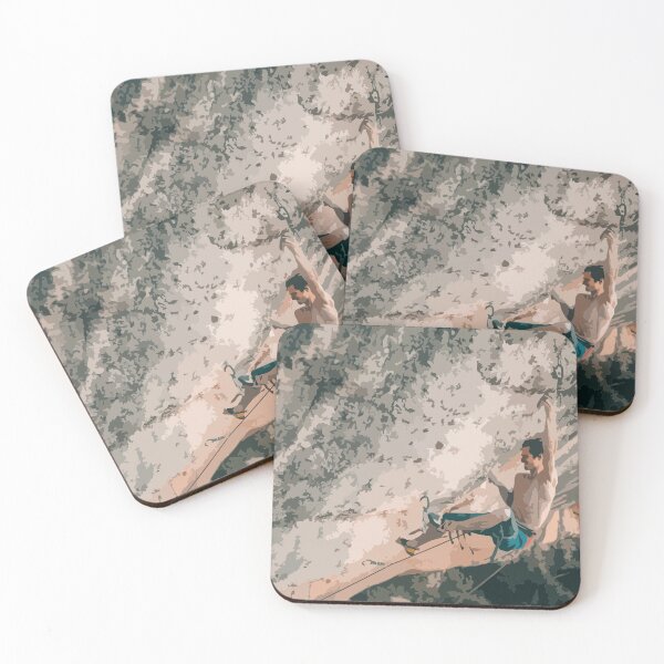 Item preview, Adam Ondra Climbing Painting designed and sold by Positive Lad.
