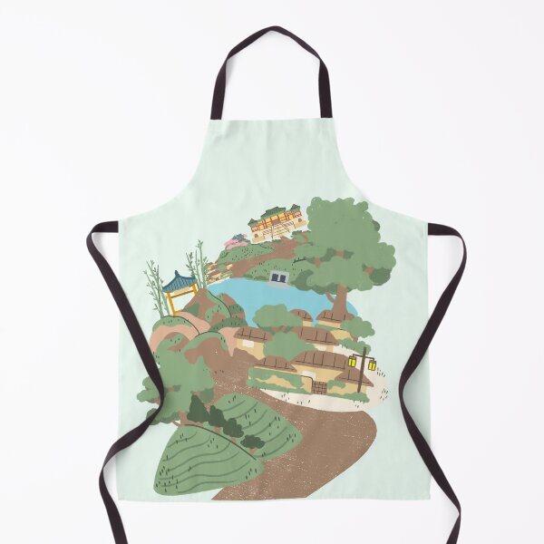 Item preview, Traditional Historical Korean Scene Countryside designed and sold by ThievingNargles.