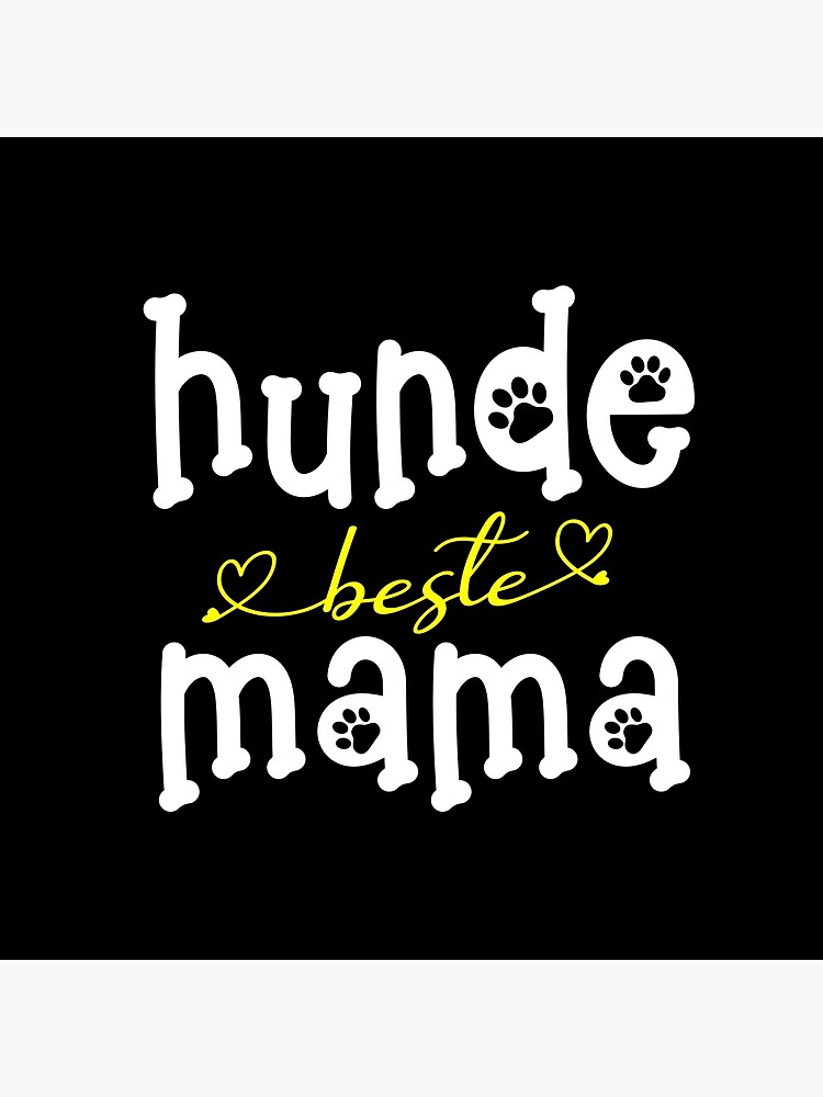 Thumbnail 2 von 2, Stofftasche, beste hunde mama designt und verkauft von dog-shirt.