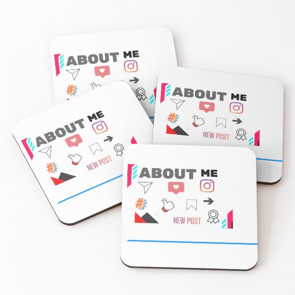 Item preview, About me Instagram designed and sold by fameflyer.