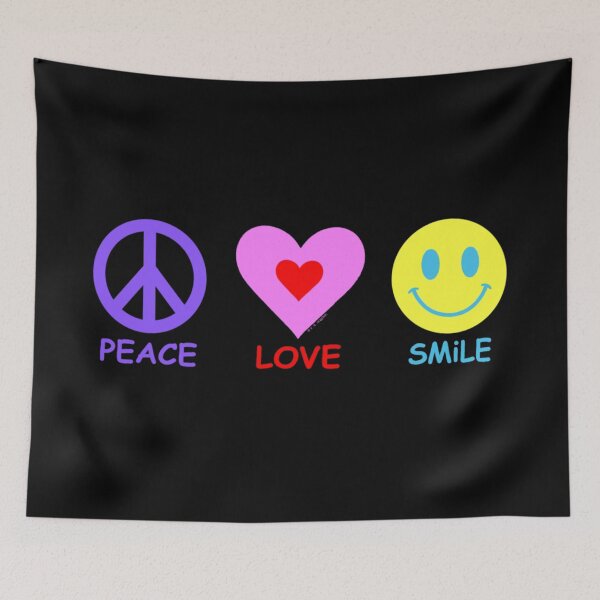 Item preview, Peace Love Smile 92, Hot Trend, Amazing Idea designed and sold by YehorStore.