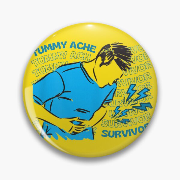Item preview, Tummy Ache Survivor. Illness meme - Perfect for ANYBODY ibs irritable bowel syndrome, ulcerative colitis, ibd, chrons disease  or even stomach cancer sufferers who has a positive good sense of humor.  designed and sold by Saffire6.