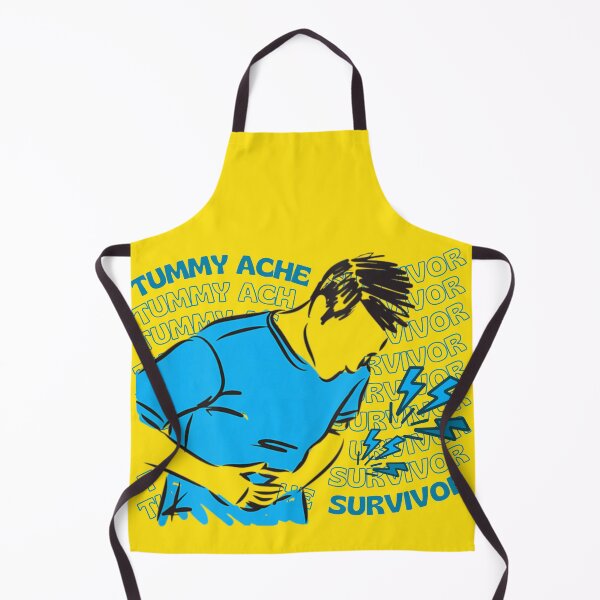 Item preview, Tummy Ache Survivor. Illness meme - Perfect for ANYBODY ibs irritable bowel syndrome, ulcerative colitis, ibd, chrons disease  or even stomach cancer sufferers who has a positive good sense of humor.  designed and sold by Saffire6.