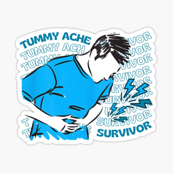 "Tummy Ache Survivor. Illness meme Perfect for ANYBODY ibs irritable