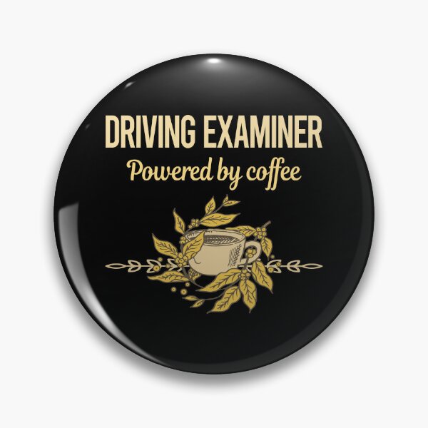 Item preview, Powered By Coffee Driving Examiner designed and sold by trinayolkcelia.