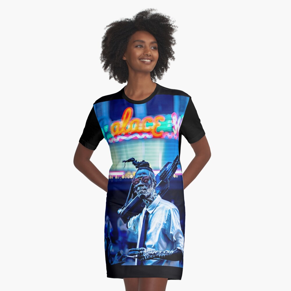 Item preview, Graphic T-Shirt Dress designed and sold by BienThings.