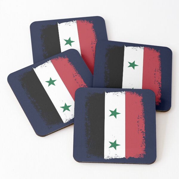 Item preview, Syria Flag Distressed designed and sold by rafaeltto.