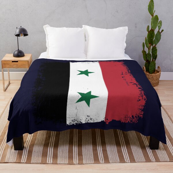 Item preview, Syria Flag Distressed designed and sold by rafaeltto.