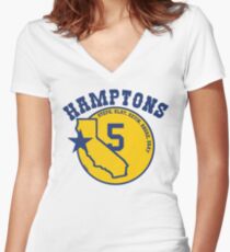 Golden State "Hamptons 5" Women's Fitted V-Neck T-Shirt