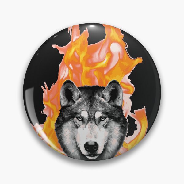 Item preview, Zidika wolf fire  designed and sold by ghostart32.