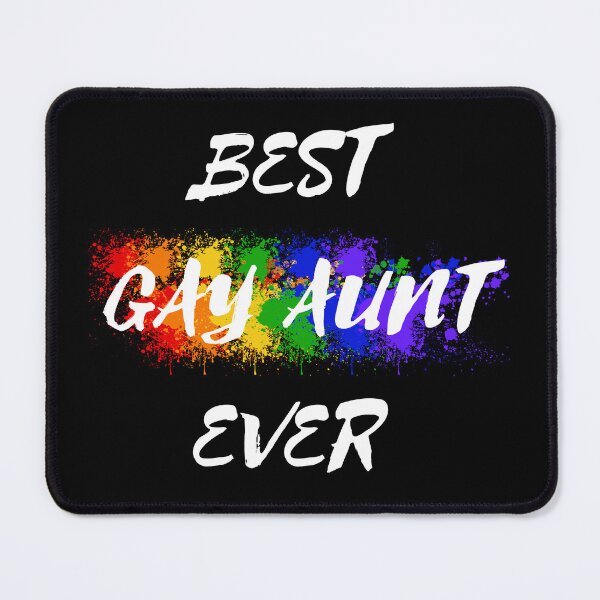 Item preview, Best Gay Aunt Ever Rainbow Color Splash For Proud Aunts In Black designed and sold by LuckyKermit.