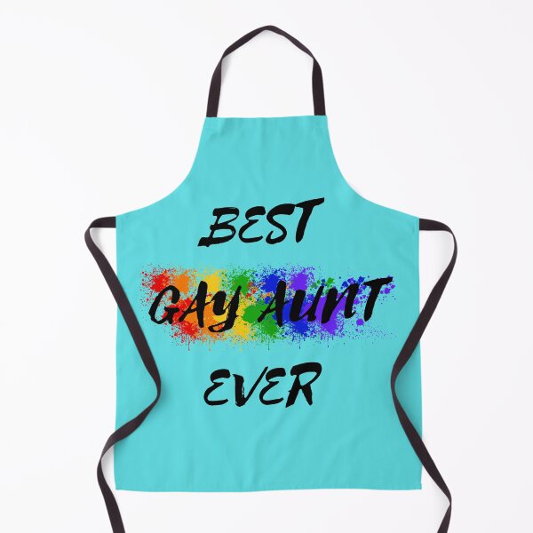 Item preview, Best Gay Aunt Ever Rainbow Color Splash For Proud Aunts In Cyan designed and sold by LuckyKermit.