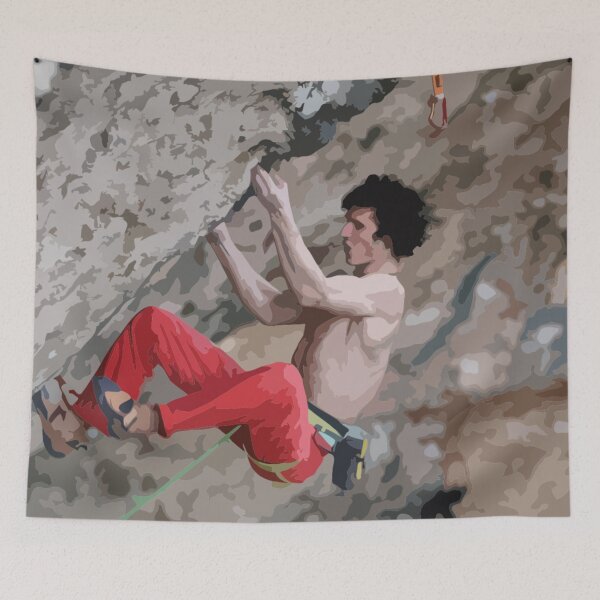 Item preview, Adam Ondra Sending Painting designed and sold by Positive Lad.