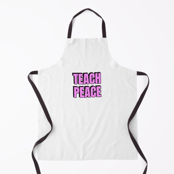 Item preview, Teach Peace - pink text - no more war designed and sold by Inspirationmotivation.