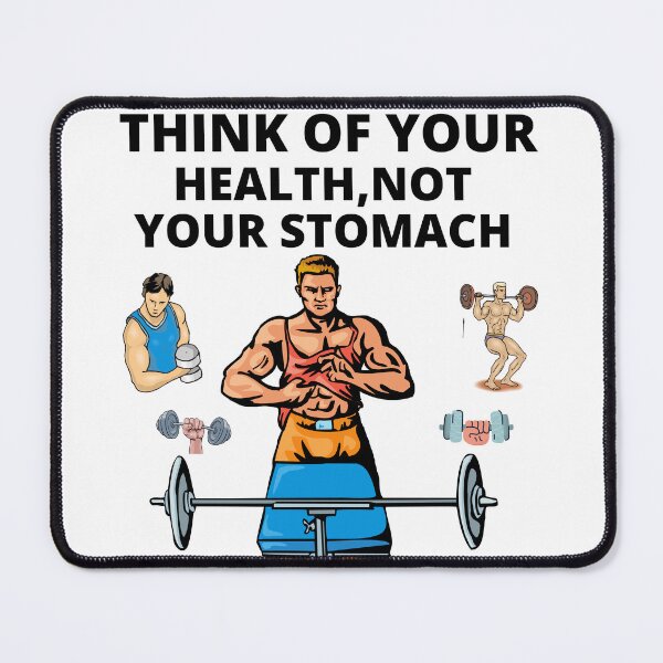 Item preview, Think of your Health not your tummy designed and sold by RonelM.