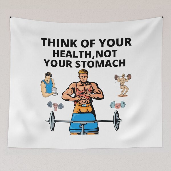 Item preview, Think of your Health not your tummy designed and sold by RonelM.