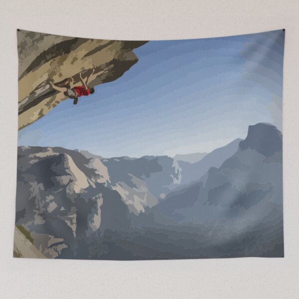 Item preview, Alex Honnold Roof of Heaven Solo Painting designed and sold by Positive Lad.