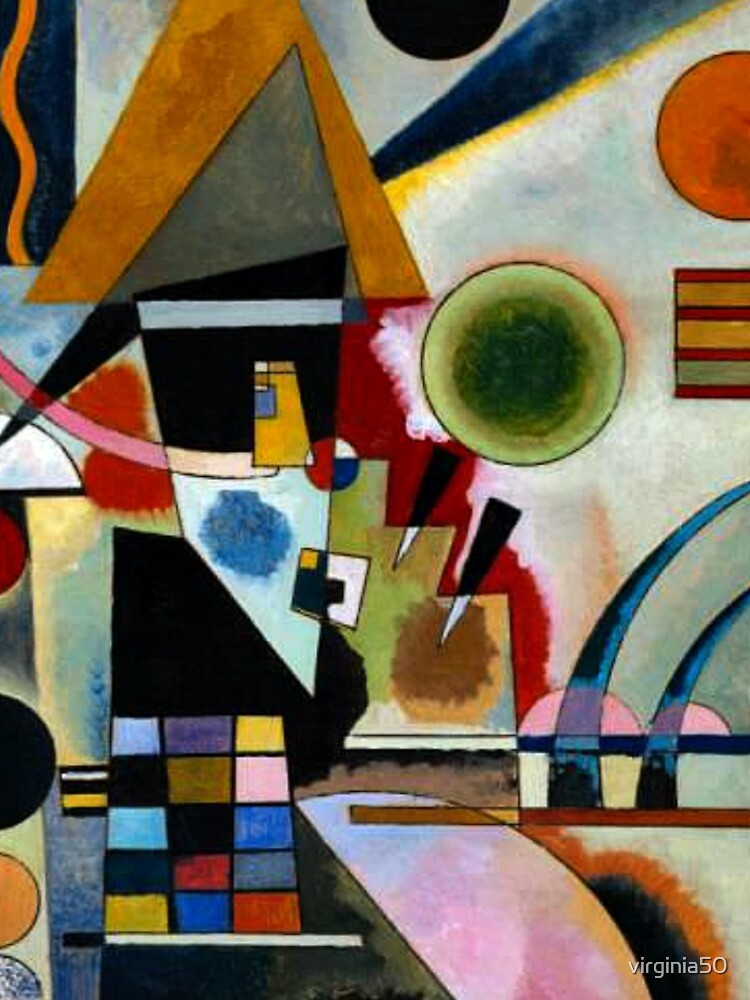 Kandinsky - Swinging, famous abstract painting by virginia50