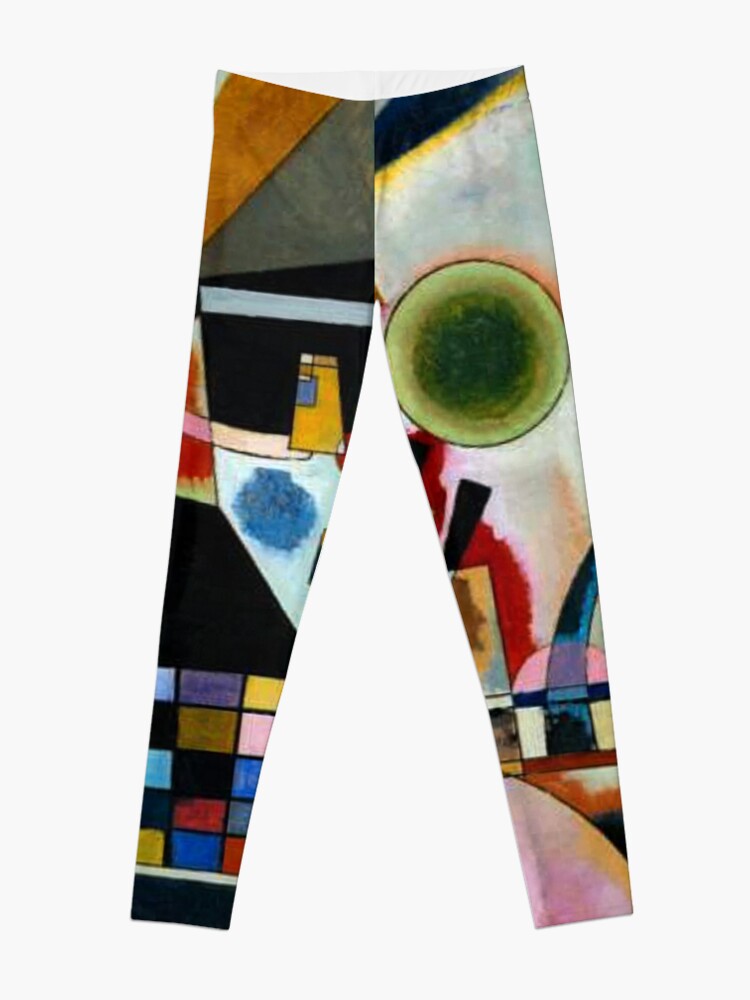 Alternate view of Kandinsky - Swinging, famous abstract painting Leggings