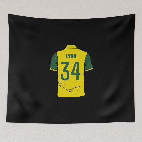 Item preview, Lyon Aussie Cricketer Sticker designed and sold by opheimbyrneh.