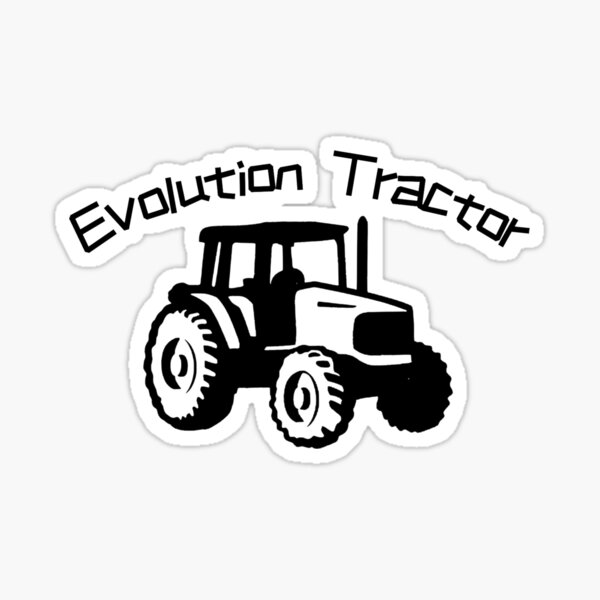 Traktor Evolution Aufkleber Sticker 31 x 9 cm, Evolution, Designs